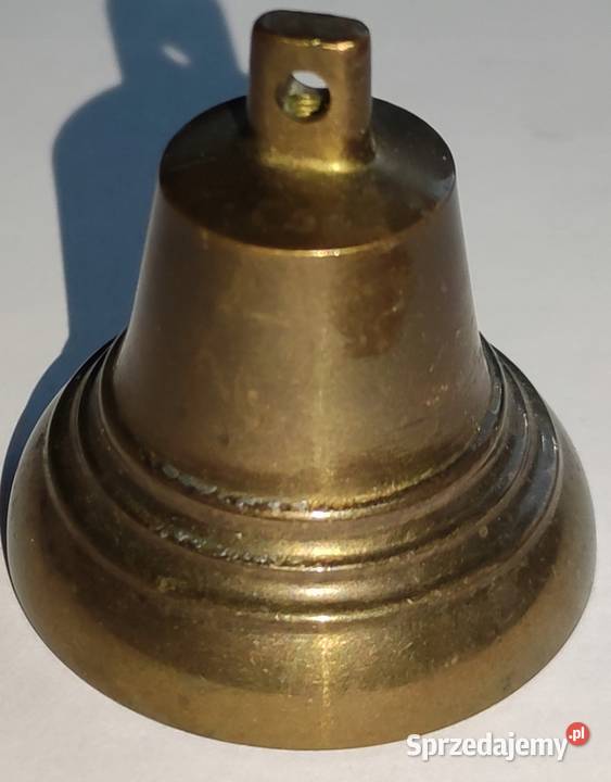 Mosiężny dzwonek dzwoneczek mały wysokość około Warszawa sprzedam