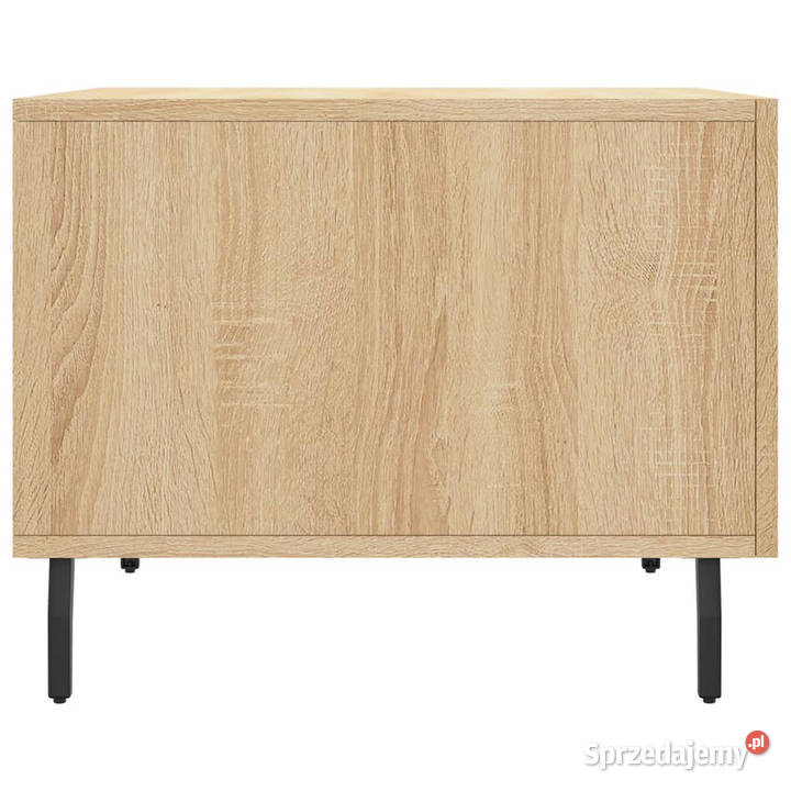Stolik kawowy dąb sonoma 50x50x40 materiał mazowieckie