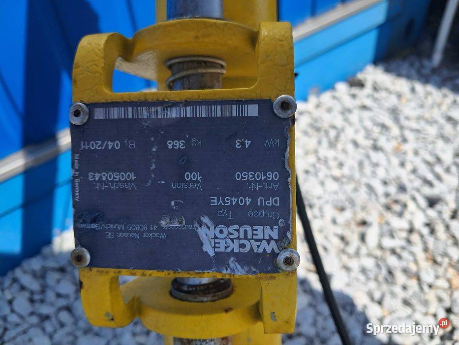 Zagęszczarka WACKER NEUSON DPU 4045 Ye 12r Sułów