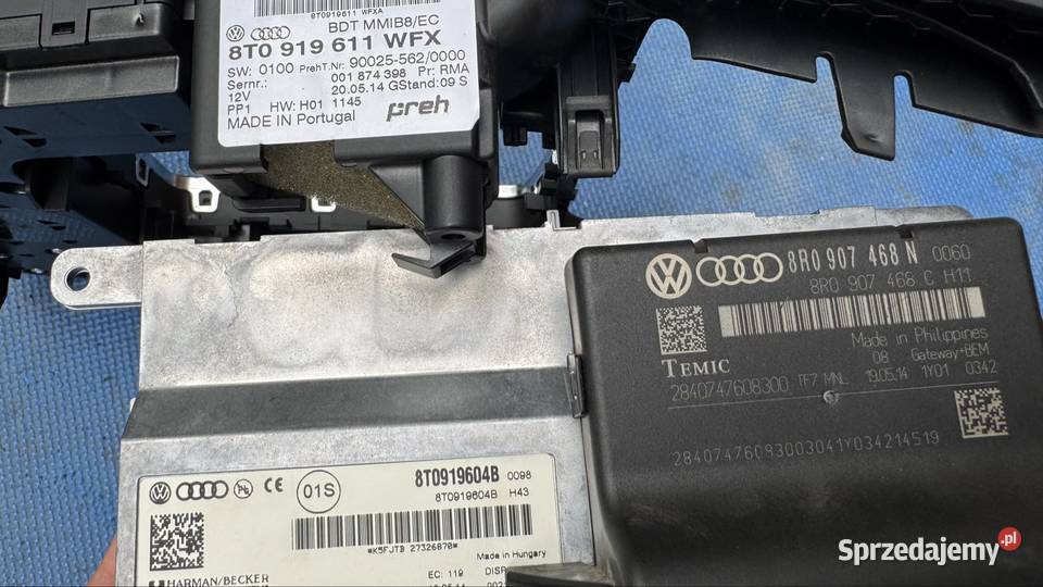 Audi MMI 3G komplet Radio wyświetlacz panel Alwernia
