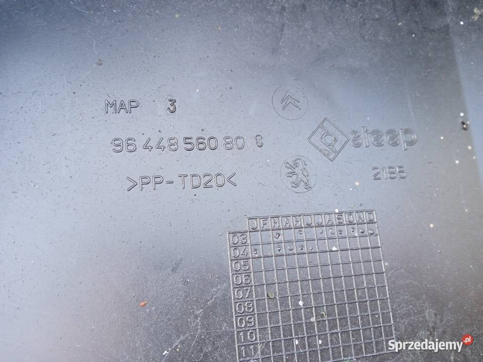 peugeot 407 citroen c6 obudowa zaślepka pokrywa Przemyśl