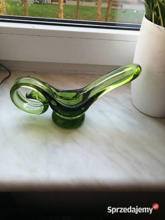 Kaganek świecznik Huta Wołomin Choszczno