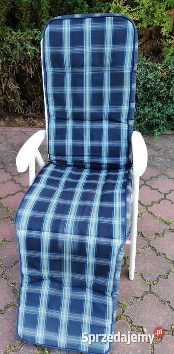 Materacyk długi na leżak krzesło fotel poduszka Garwolin