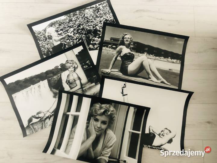 Plakat obraz Marilyn Monroe 50x30 czarnobiały Łódź