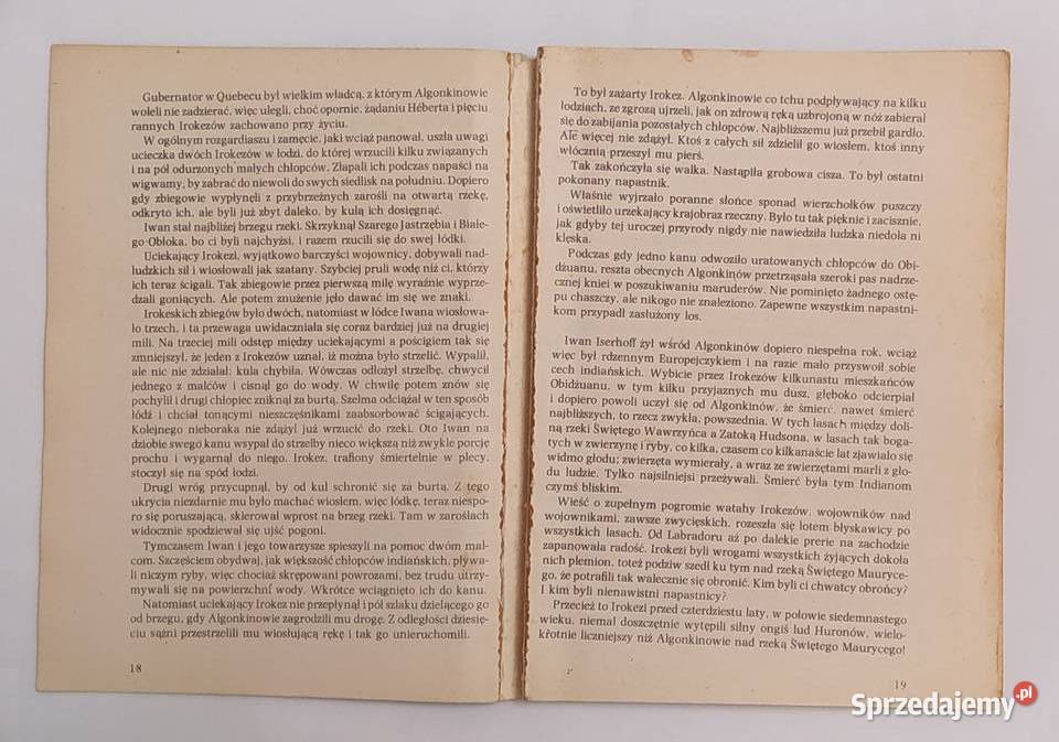 RÓD INDIAN ALGONKINÓW Arkady Fiedler Marek Hajnówka