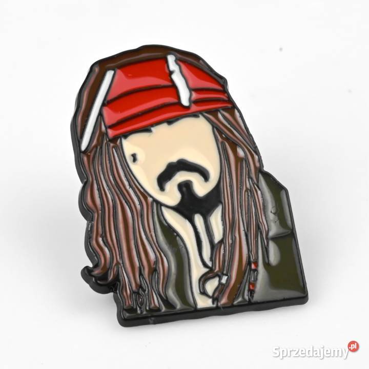 Jack Sparrow 3 Metal Przypinka Pirates of the zachodniopomorskie Szczecin
