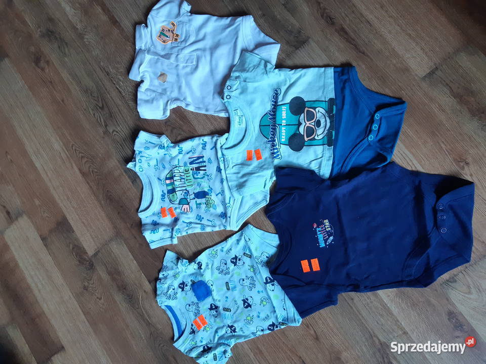 Body rampersy śpiochy sweterki i sukienki 5zl Pewel Wielka