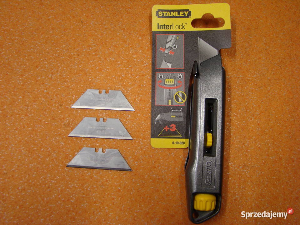 Nóż metalowy INTERLOCK STANLEY ostrze trapezowe Bielsko-Biała
