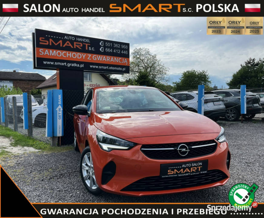 Opel Corsa Ledy NAVI Salon FV 23 Pomarańczowa Corsa Rydułtowy