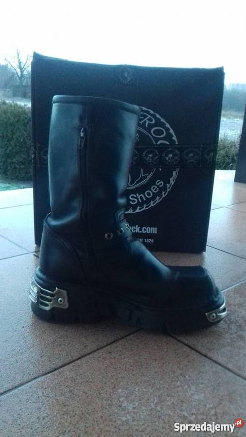 BUTY ROCK ITALI NEGRO 39 Inna marka Akcesoria Rybnik sprzedam