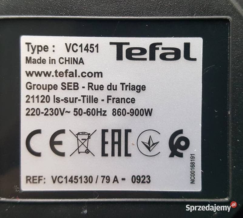Parowar TEFAL Convenient VC1451 900W 6L Ząbki