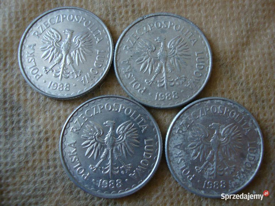 moneta 1 zł; 1988