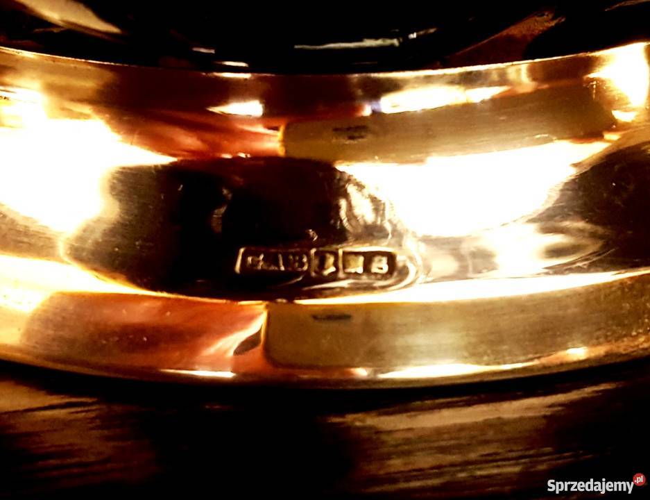 Paterka opalizująca na srebrzonej podstawie pomorskie Gdynia