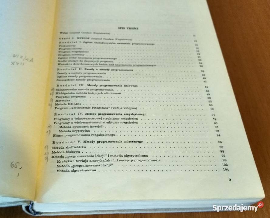 Metody i przykłady programowania dydaktycznego materiały dla nauczyciela Podręczniki