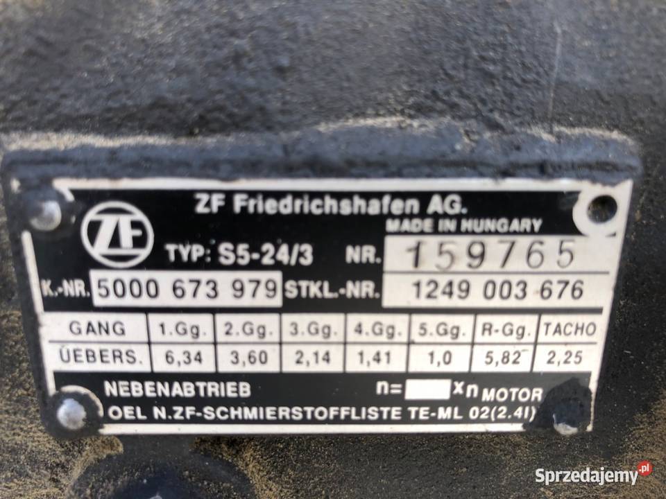 SKRZYNIA BIEGÓW RENAULT TRUCKS S5243 podkarpackie