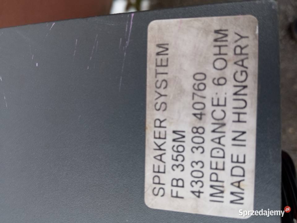 Sprzedam kolumny głośnikowe Philips FB 356M