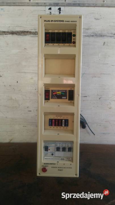 Panelrozdzielenia do przyczepy kempingowej