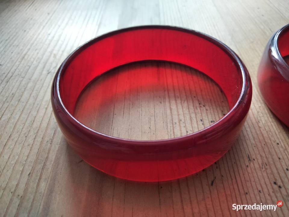 Bransoletka kolor ciemny czerwony Ostrów Wielkopolski