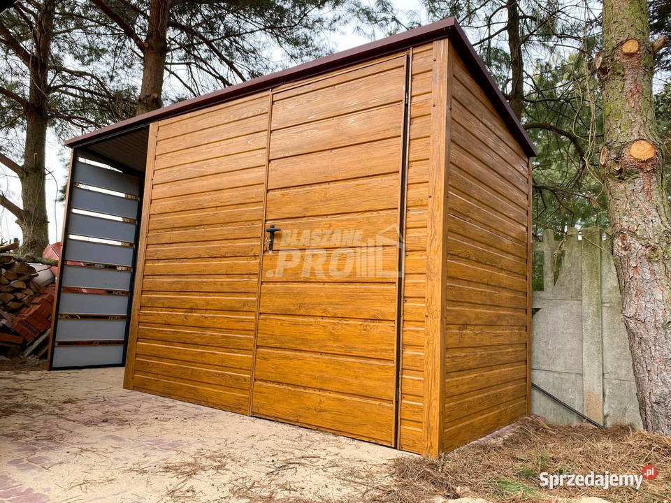 Schowek Domek Ogrodowy 25x2m wiata 1m Drzwi Mysłowice