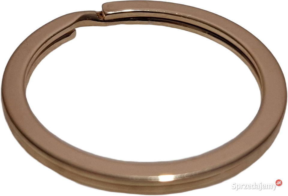 Kółko do kluczy na brelok złoty 30mm Pozostałe Czeladź