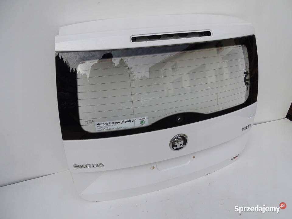 KLAPA TYŁ TYLNA BAGAŻNIKA Z SZYBĄ LF9E SKODA osobowe