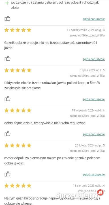 Jawa 50 Romet Ogar 200 Gaźnik Dedykowany śląskie