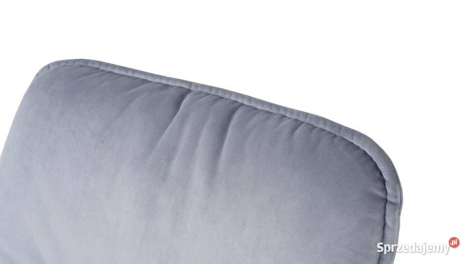 Komplet Krzeseł Szary welur Metalowe nogi 8 64cm Stoły, krzesła, biurka Katowice