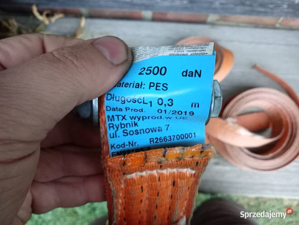 Pasy do ładunków 5t 10m 10