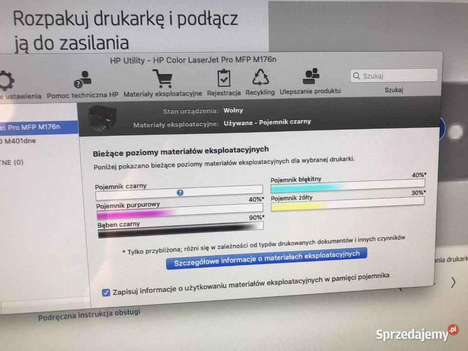 Kolorowa drukarka laserowa HP Color LaserJet Pro Drukarki i skanery Bydgoszcz