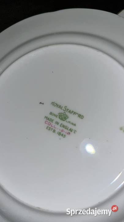 Serwis Columbine Esteb 1845 Royal Stafford Made Gdańsk
