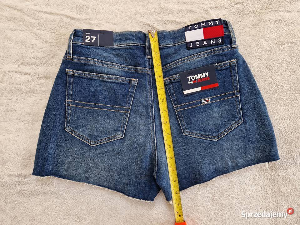 Nowe spodenki dżinsowe damskie Tommy Hilfiger niebieski małopolskie Bibice