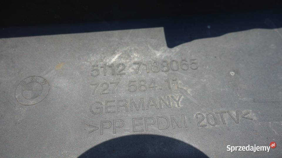 DYFUZOR DOKŁADKA ZDERZAKA TYŁ BMW 7 F01 2008 Ruda Śląska sprzedam