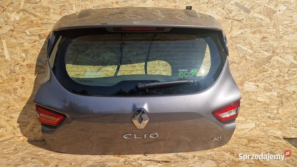 RENAULT CLIO 4 IV KLAPA TYŁ BAGAŻNIKA KOMPLETNA Słowikowo