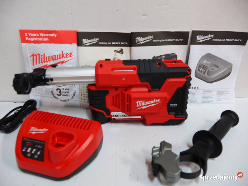 MILWAUKEE M12 DE odsysacz odkurzacz wiertarka Baszkówka