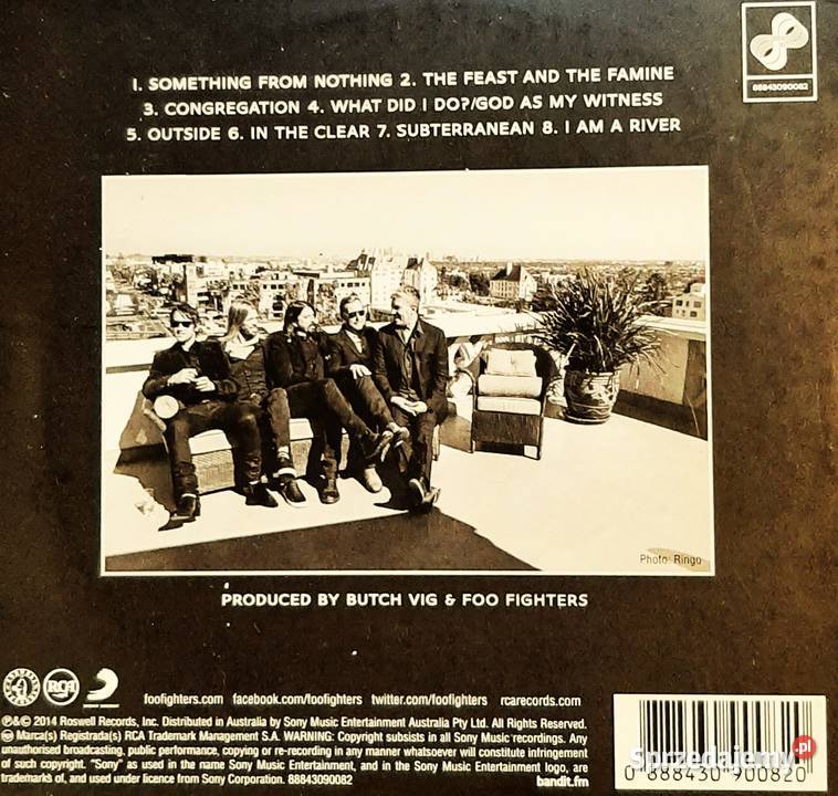 Znakomity Album CD Foo Fighters Sonic Highways Katowice