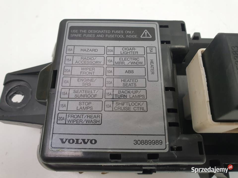 Volvo S40 V40 lift 19 D SKRZYNKA BEZPIECZNIKÓW osobowe Chełm