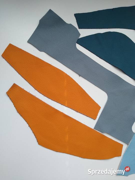 Skóra Licowa Włoska średnie i małe kawałki 4 Rękodzieło