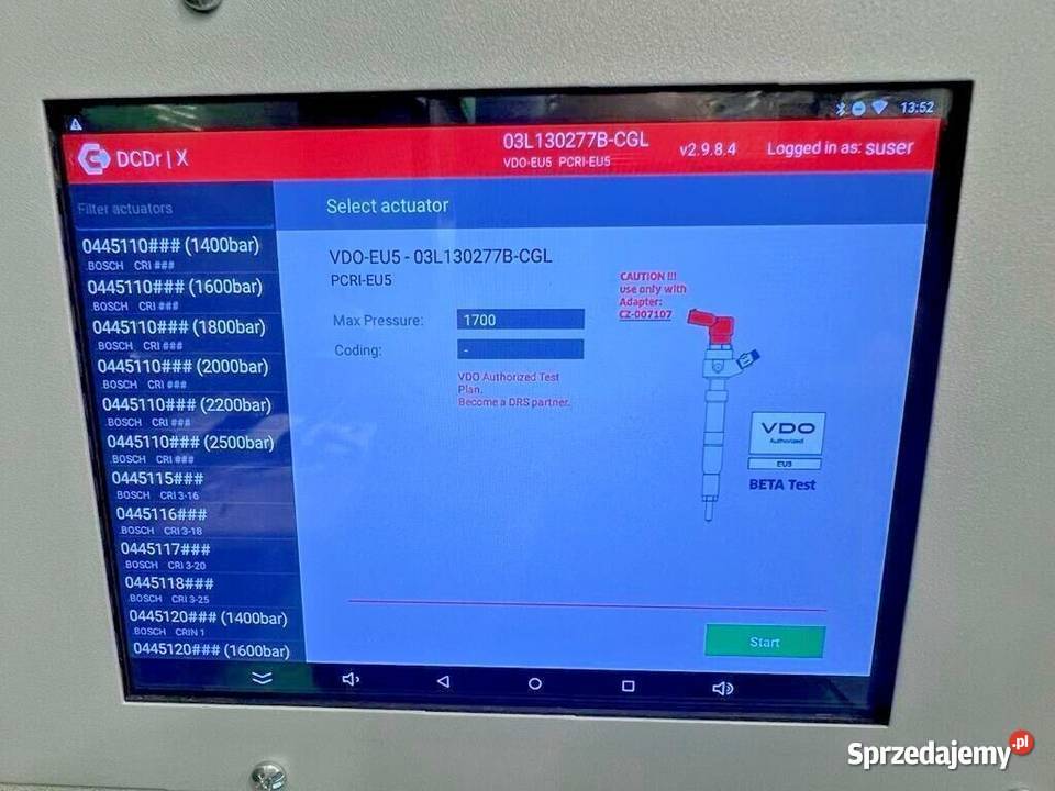 Wtryskiwacz EMBR00101D 9686191080 9M5Q9F593BA Układ paliwowy mazowieckie Warszawa sprzedam