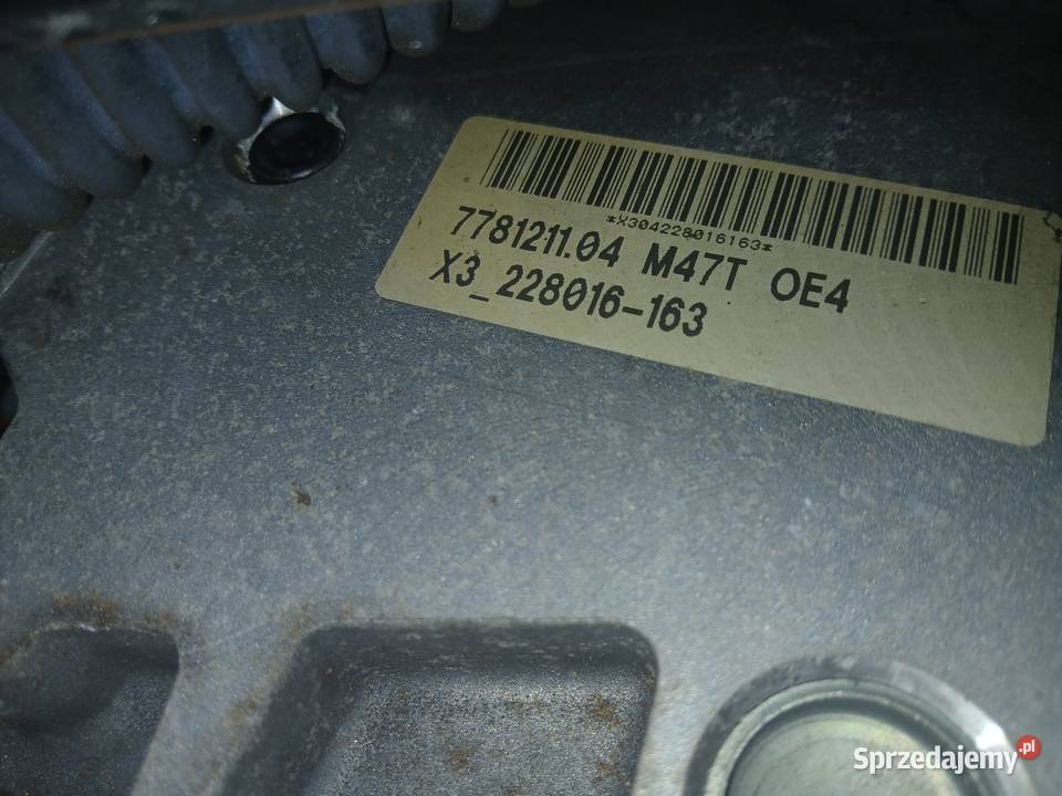 Silnik pompa Wtryski BMW 20 D M47T0E4 163 sprzedam