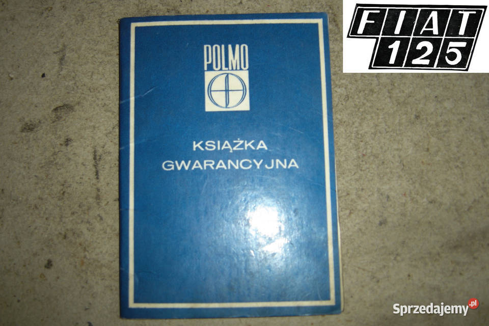 PF 125 p książka gwarancja ORYGINAŁ instrukcja Wrocław