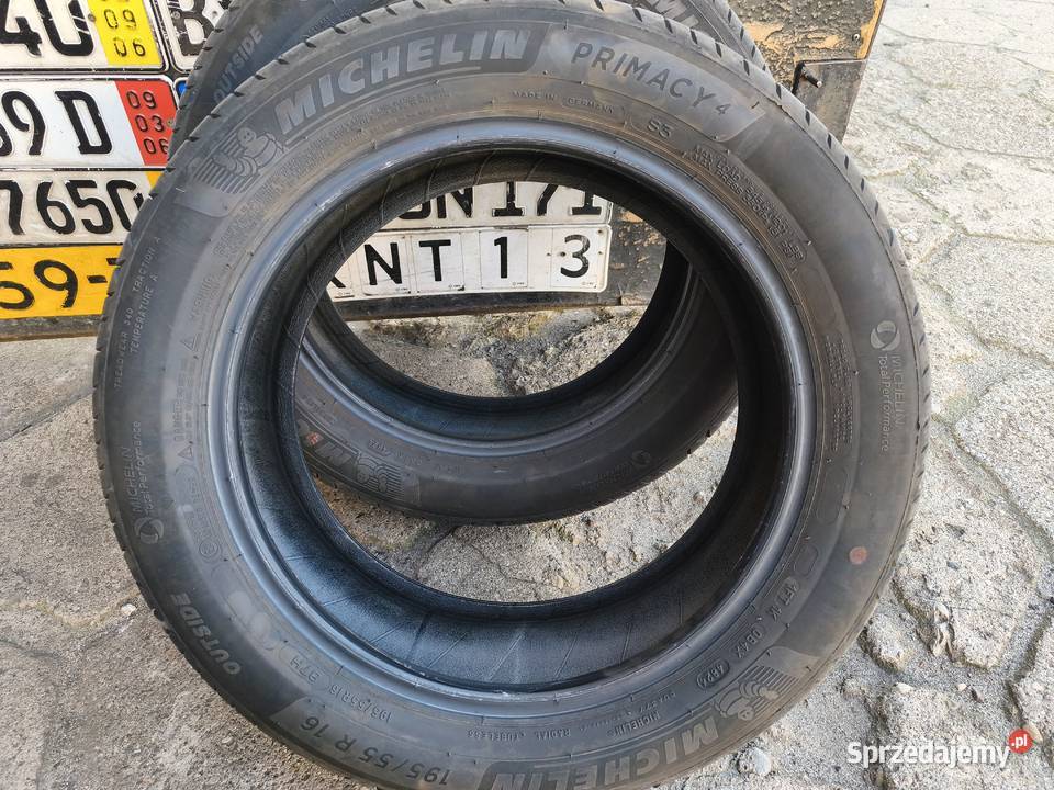 Sprzedam komplet opon letnich Michelin 19555r Świnoujście