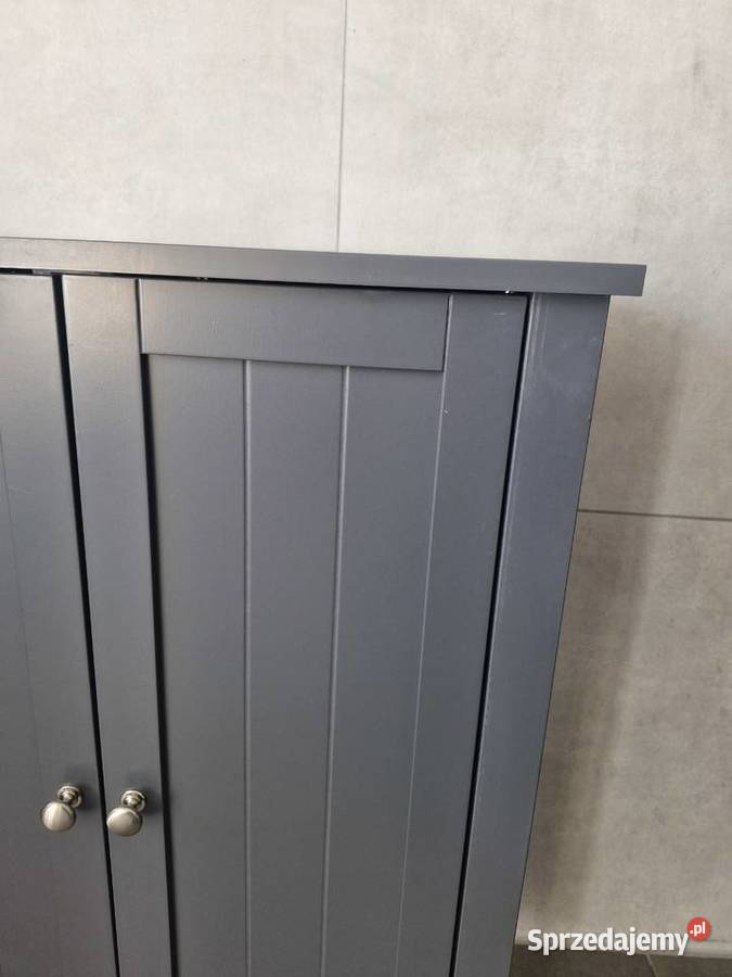 złożona nowa szara szafka łazienkowa Wokowice