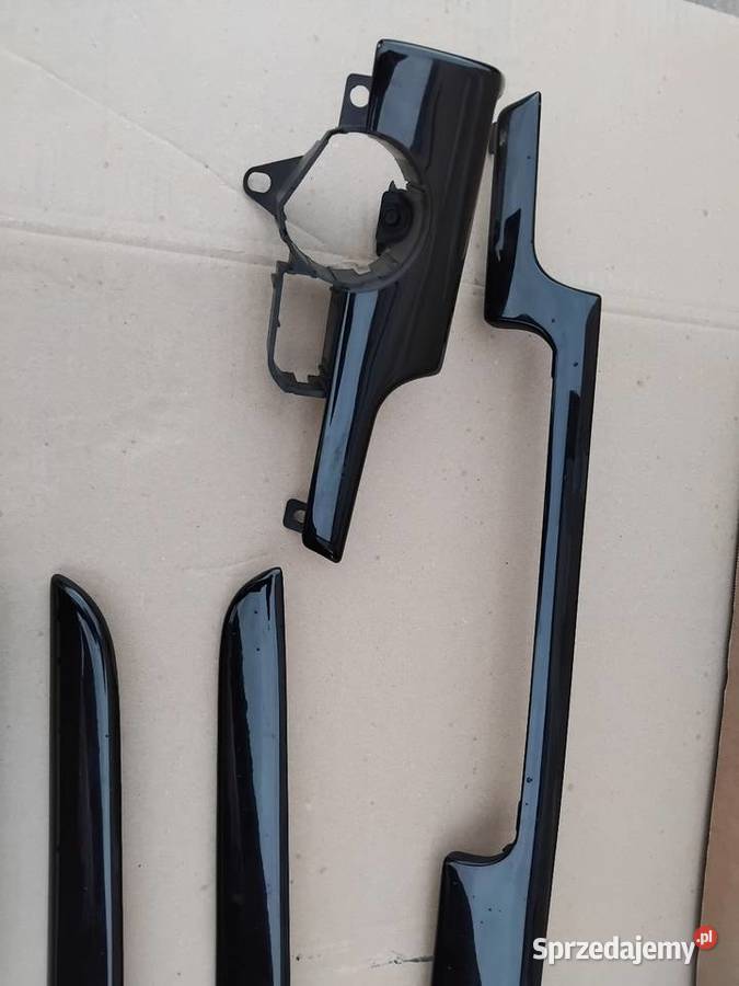 Dekory listwy Black Piano Soul Audi A4 S4 B6 B7 osobowe