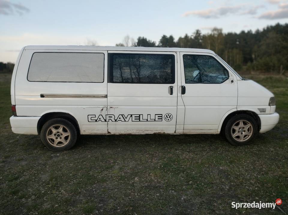 vw t4 caravelle 25 tdi 102 KLIMATYZACJA biały Włoszczowa