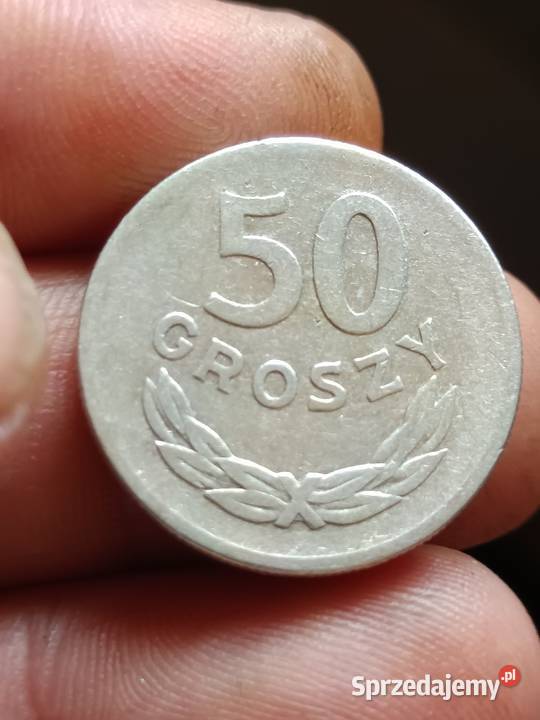 Sprzedam monete 50 groszy 1957 lekka skretka zaq Chełm
