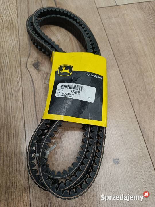 RE29018 Zestaw 2 sztuk pasów John Deere oryginał Biała Podlaska