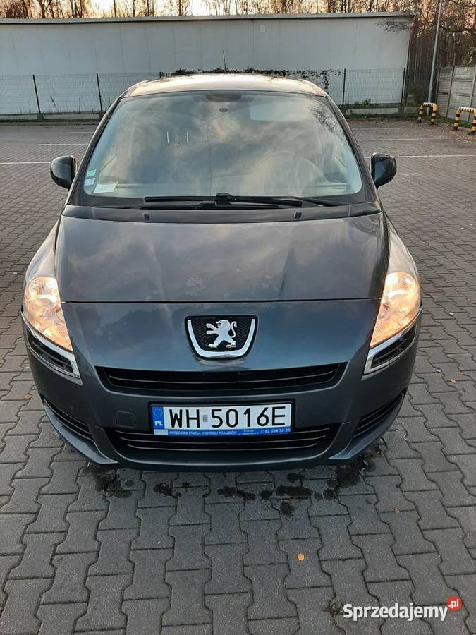 PEUGEOT 5008 16 HDI nieuszkodzony mazowieckie Liw sprzedam