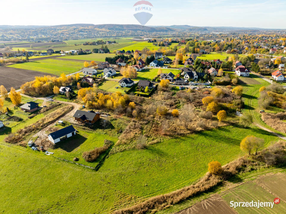 Budowlana działka w Siedlcu Krzeszowice 1753m2 Siedlec