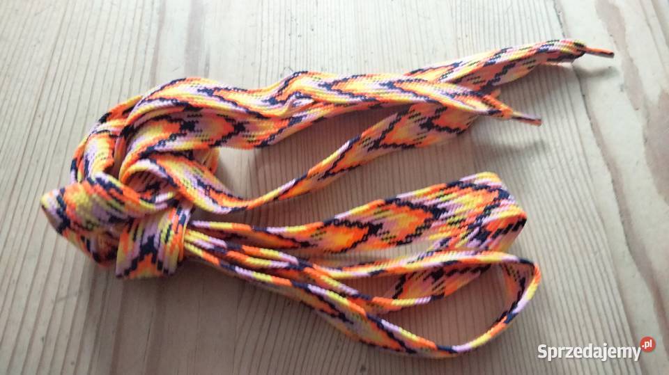 Sznurowadła płaskie kolorowe długość 120 Ostrów Wielkopolski