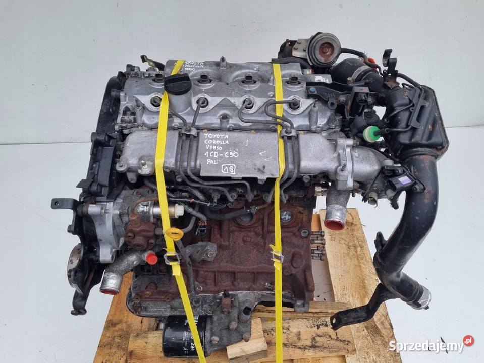 SILNIK KOMPLET Toyota Corolla Verso 20 D4D 90 Rudka